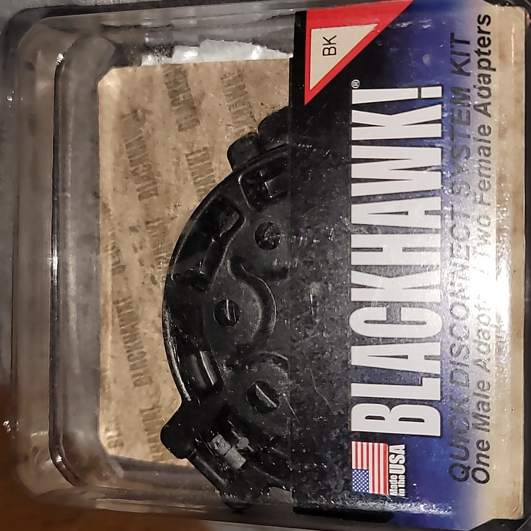 Blackhawk Serpa Quick Disconnect System Kit 1 Male/2 Female Black - 430950bk New